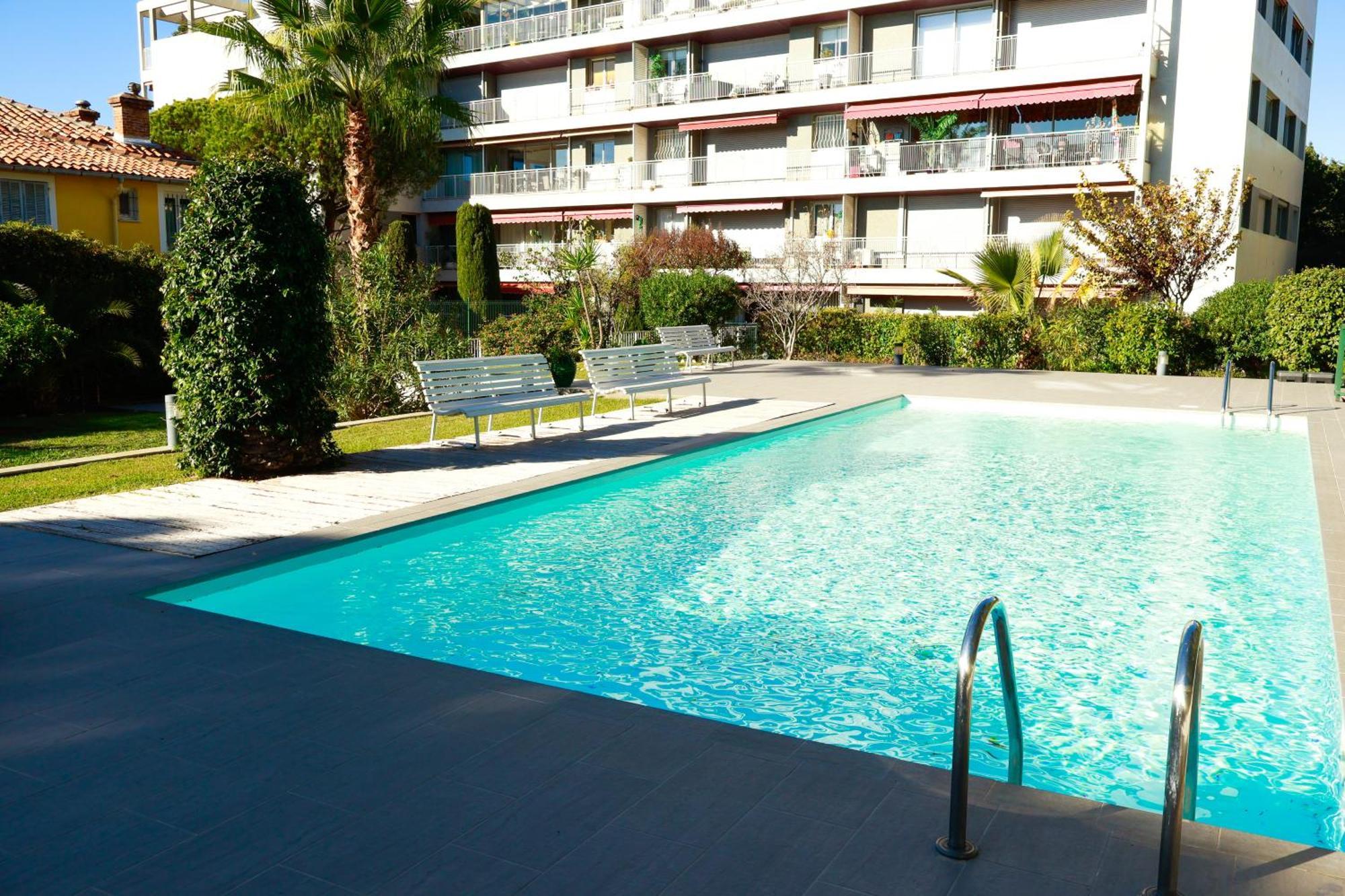 Studio- Nice Mont Boron, Piscine Sur La Residence Dış mekan fotoğraf